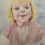 Retrat aquarel·la